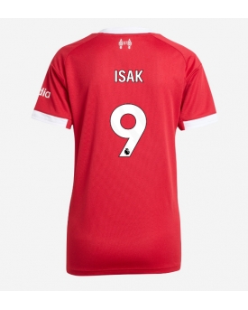 Liverpool Alexander Isak #9 Maglia Gara Casa Repliche 2025-26 Donna Maniche Corte